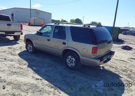 2004 Chevrolet Blazer Ls из США, поврежденный, VIN 1GNDT13X54K132020